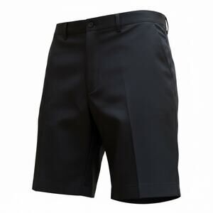 NWT Men's PGA Tour Golf Clubhouse Short Black Flat Front Shorts 34 Performance